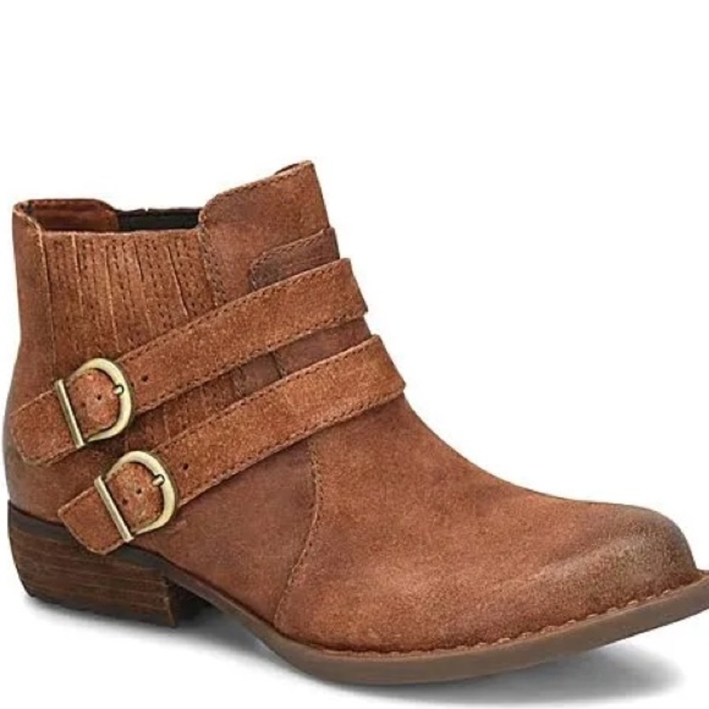 Born Moringa Bootie‎ - Women's - Cognac Suede.